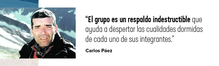 “El grupo es un respaldo indestructible que ayuda a despertar las cualidades dormidas de cada uno de sus integrantes.” ----
                Carlos Páez